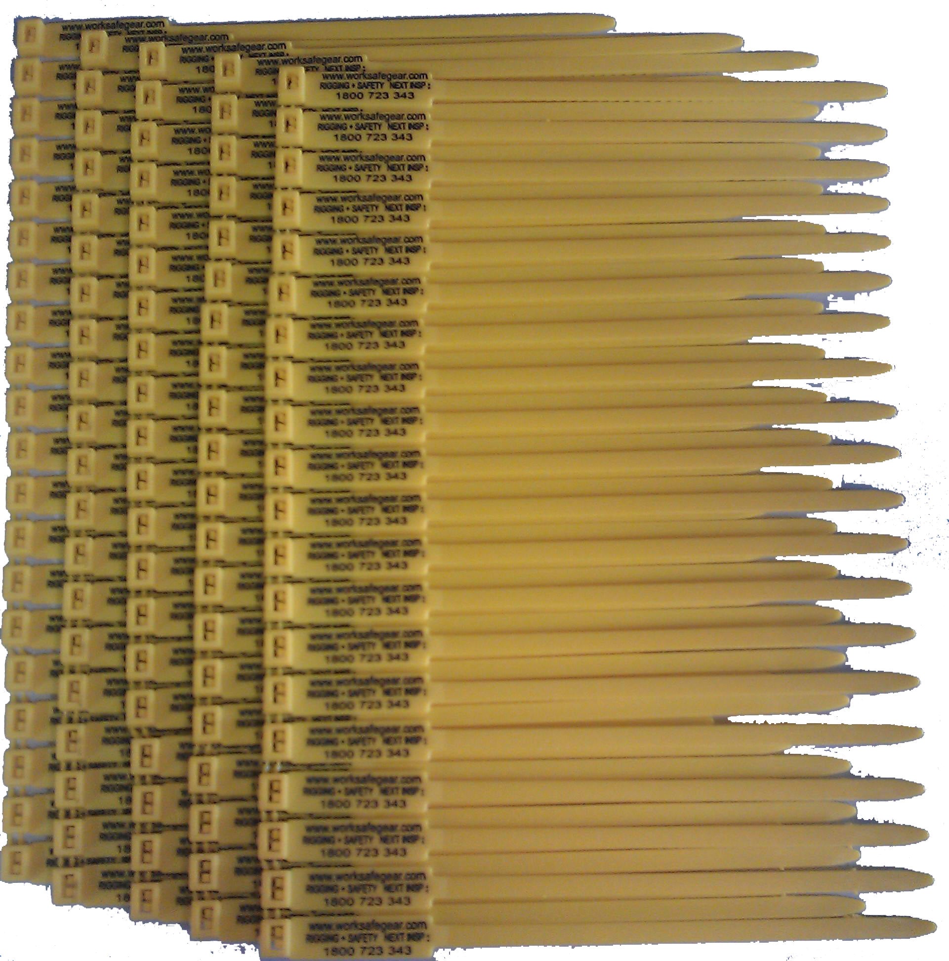 175mm Rigtag Inspection Electrical ID Safety Tags