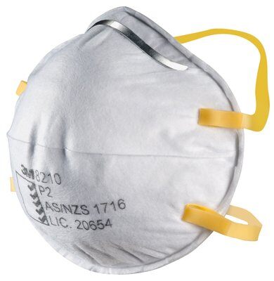 3M P2 Cupped Particulate Influenza Respirator (8210) PK=20
