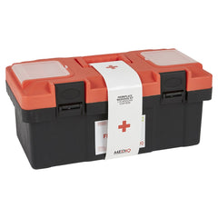 MEDIQ Essentials Workplace Response First Aid Kit in Plastic Tackle Box (FAEWT)