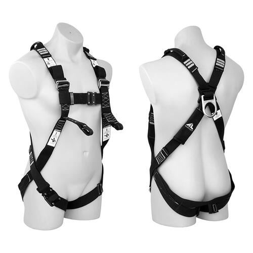 Austlift Kevlar F/B Harness. Front Lower Loops & Back Anchorage Point. Q/R Buckle