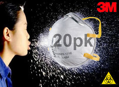 3M P2 Cupped Particulate Influenza Respirator (8210) PK=20