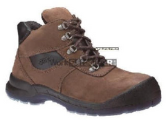 Size-7 Otters Hikker Safety Shoe-Brown
