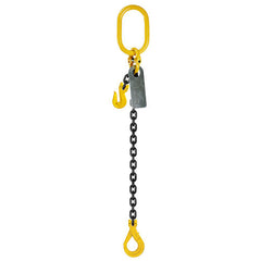 Austlift Grade 80 Chain Sling 10mm 1leg Effective Length C/W Clevis Type Grab Shortner And Clevis Self Locking Hook Tested
