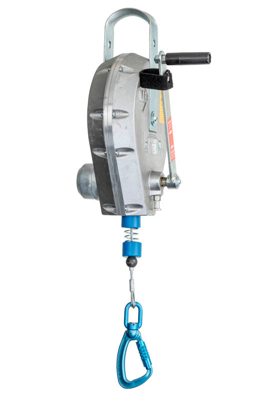 IKAR Type 3 Fall Arrest Device With Recovery Mechanism (Aluminium Housing, Steel Cable Lifeline)