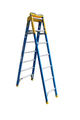 Bailey Ladders Pro Fibreglass Step Extension 7 150kg Industrial Punchlock (2.1m/3.8m)