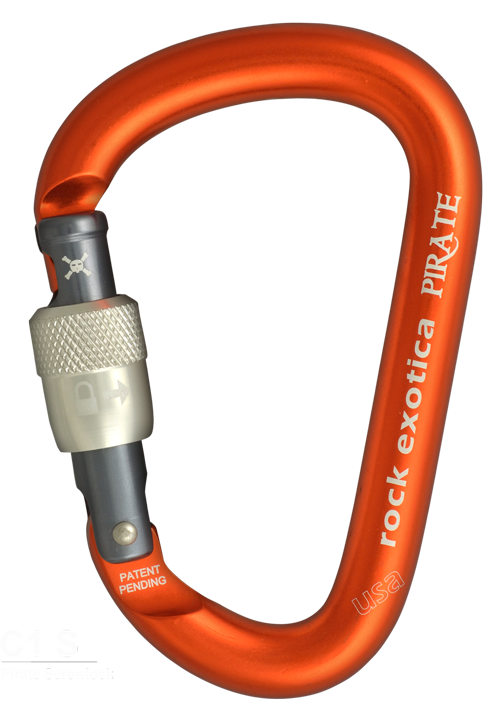 Rock Exotica Pirate Screw-Lock Carabiner - 26Kn