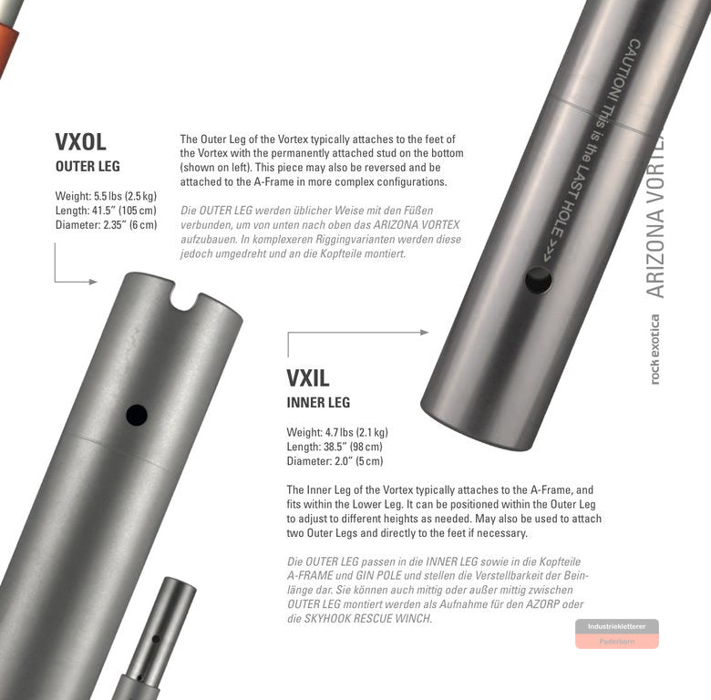 Rock Exotica Vortex Upper Leg (Inner)