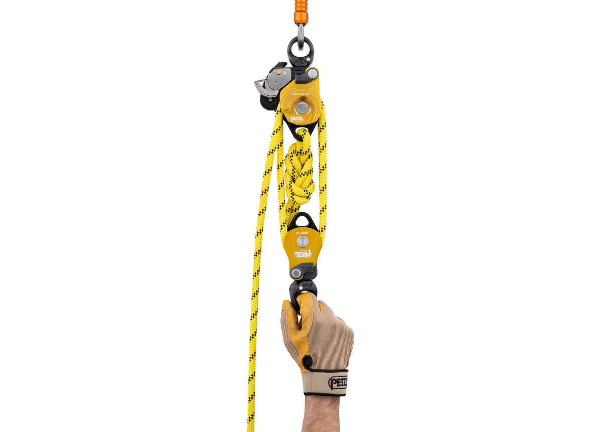 Petzl TWIN RELEASE double progress capture pulley (P001DA00)