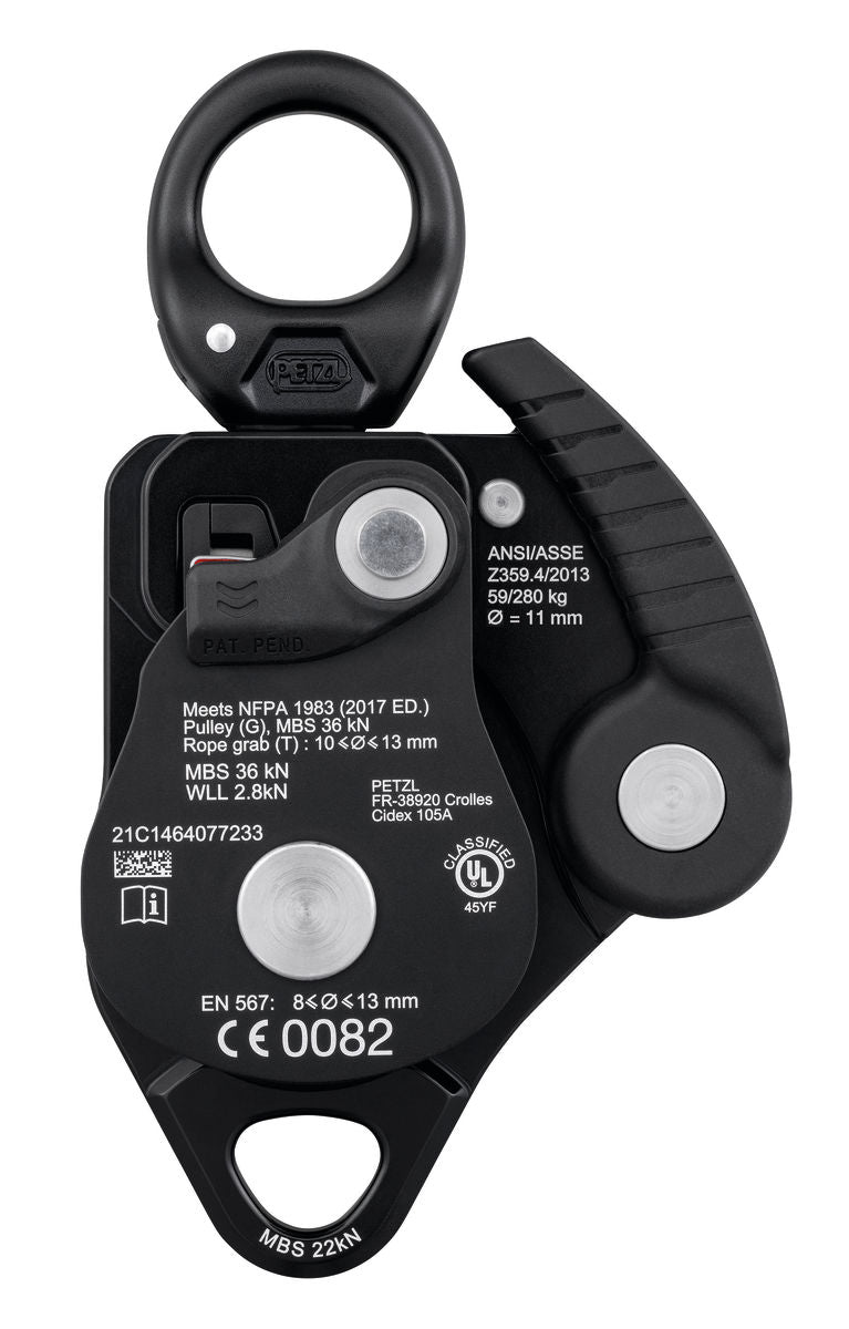Petzl TWIN RELEASE double progress capture pulley (P001DA00)