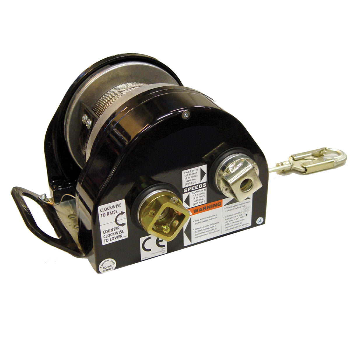 DBI SALA Advanced Winch Digital 300 Series Power Drive & Removable Handle 88m 5mm Stainless Steel Cable (8518609)