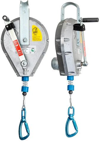 IKAR Type 3 Fall Arrest Device With Recovery Mechanism (Aluminium Housing, Steel Cable Lifeline)