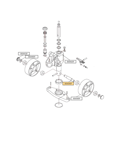 Austlift 6204 Bearing for Pallet Jack