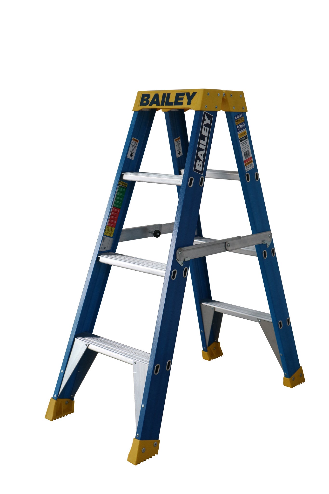 Bailey Ladders Pro Fibreglass Double Sided 4 150kg Industrial Punchlock - 1.2m