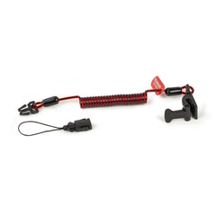 GRIPPS Non-Conductive Coil E-Tether With Poly Clamp (Pack of 50)