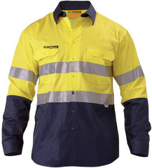 5-PACK - WSG Cool Flow Long Sleeve Shirt - XL / Yellow / Navy / Reflective