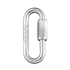 Peguet Standard Large Opening Quicklink Zinc Plated Steel 8mm EN