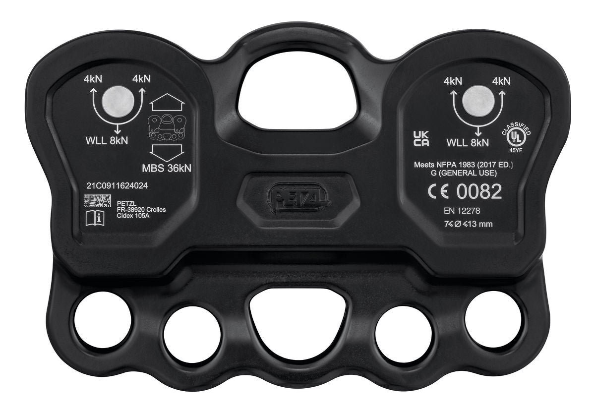 Petzl REEVE Carriage pulley for rescue on a tensioned highline (P005AA00)