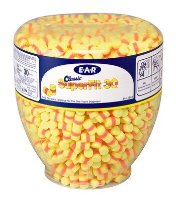 3M E-A-R Classic Superfit 30 One Touch Refill Uncorded Earplugs (391-1009)
