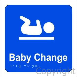 BABY CHANGE 180x180mm Laminate & Braille