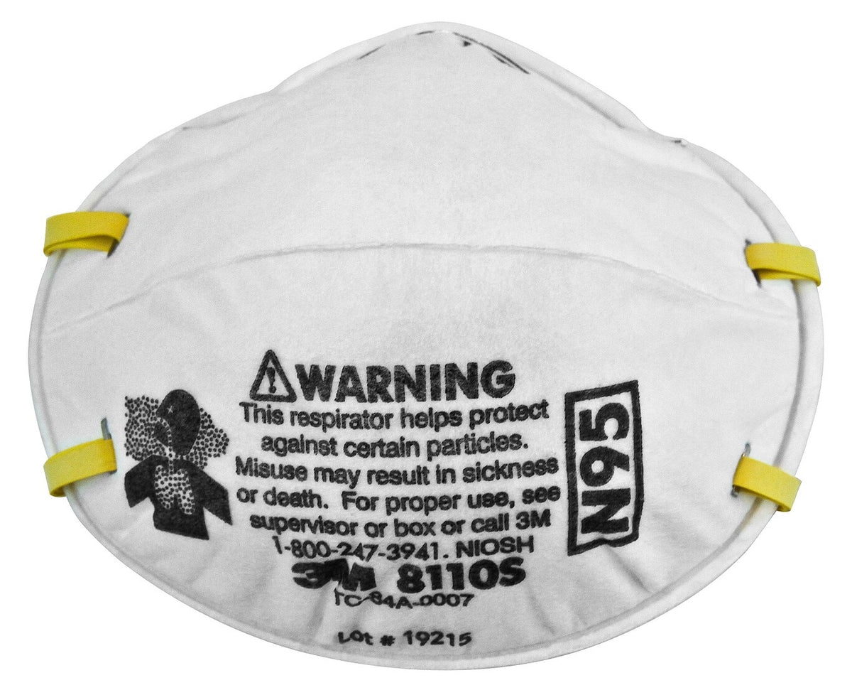 (Box of 20) 3M P2 Cupped Particulate Respirator - Small (8110S)