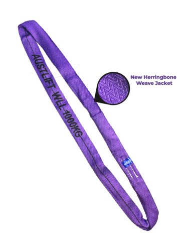 Austlift Durabone Round Sling 1T Violet