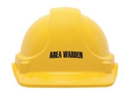 3M Branded Safety Helmets Area Warden Yellow