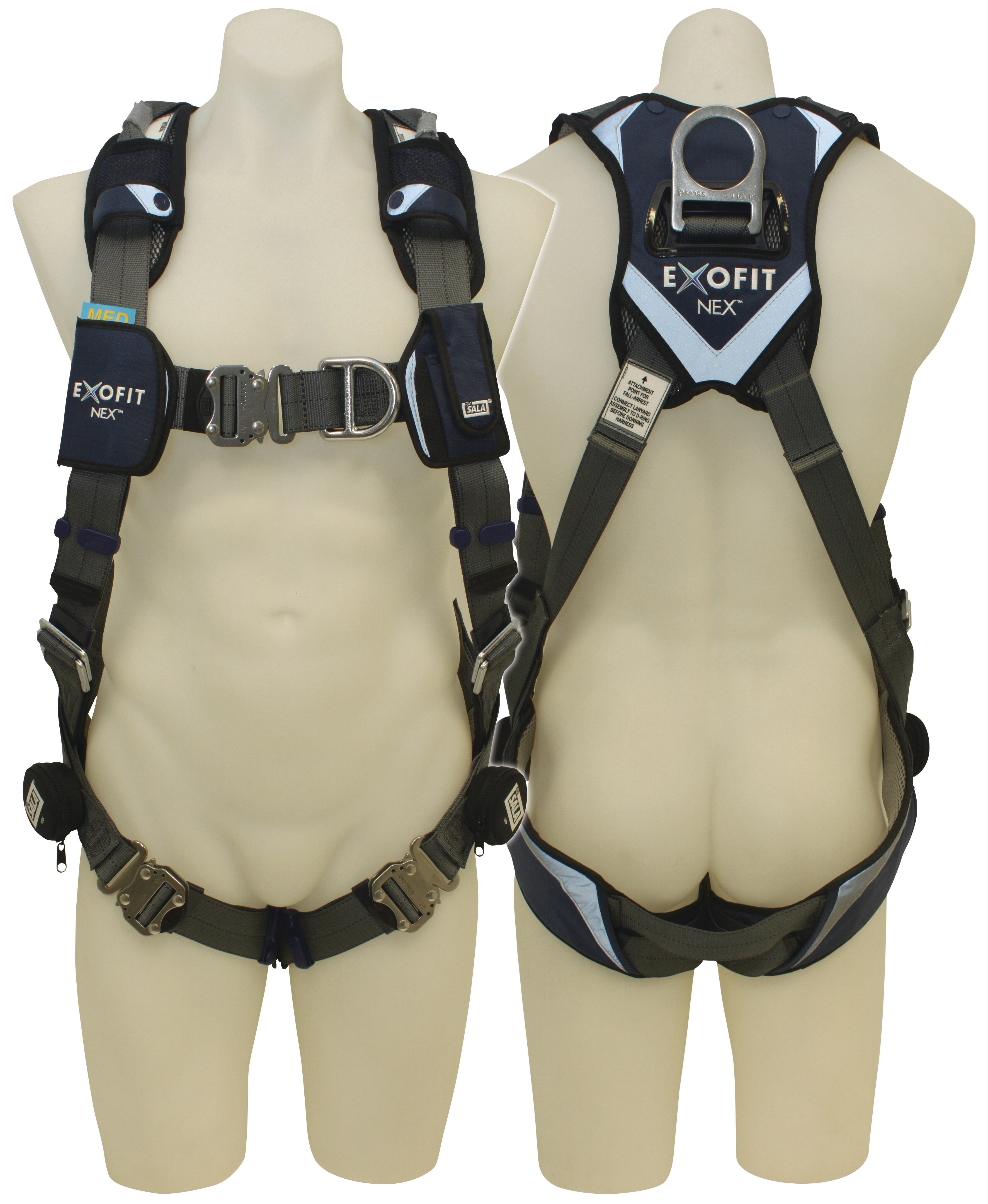 3M DBI-SALA X-LARGE ExoFit NEX Riggers Mining Harness with S/S Hardware (603XL1020)