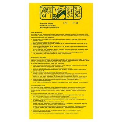E-A-R soft Yellow Neons Large Uncorded Earplugs, Poly Bag 200 pairs/box (312-1251)