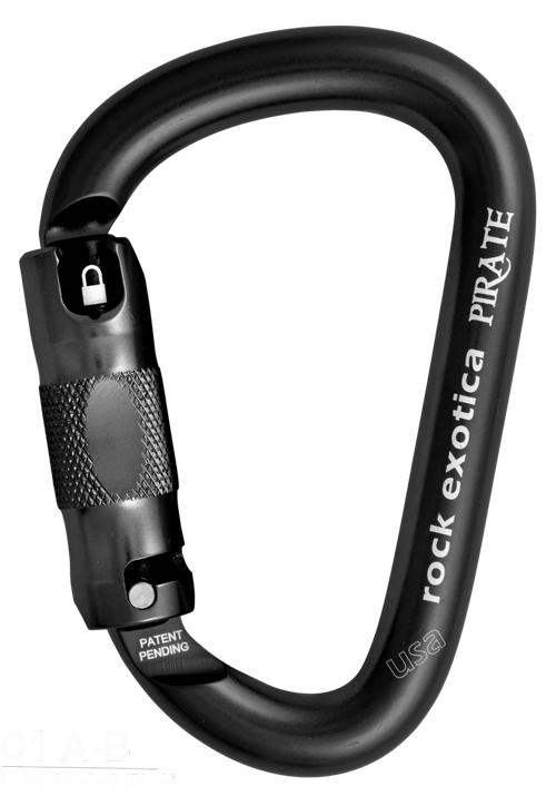 Rock Exotica Pirate Auto-Lock Carabiner - 26Kn