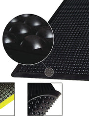 3M Safety-Walk Dome Cushion Mat 3500 Black 900mm x 1200mm x 14mm Centre