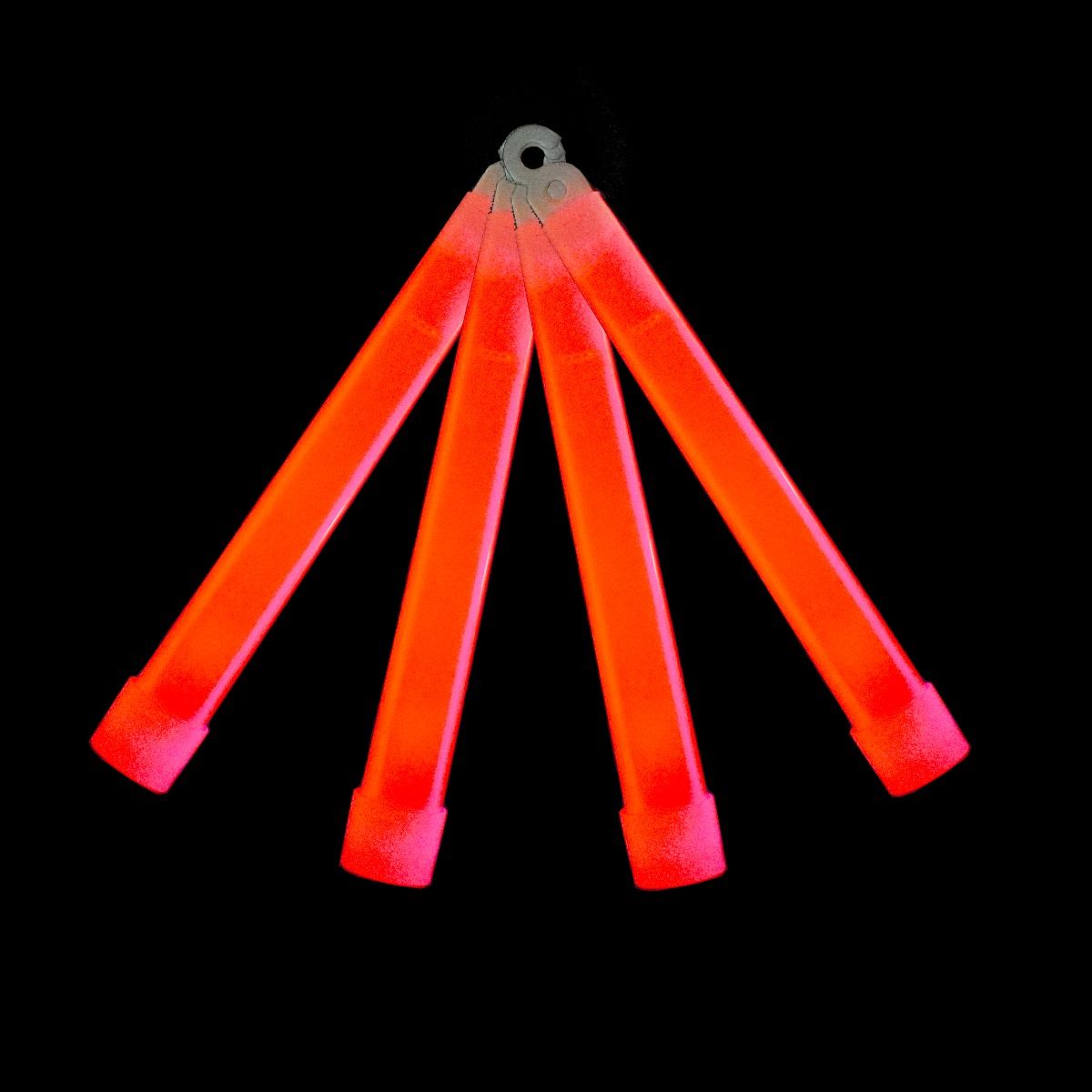 Glow Cylume stick Red 6inch 15cm Glows 6-8 hours