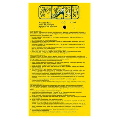 3M E-A-R soft Superfit Large Uncorded Earplugs Poly Bag 200 pairs/box (312-1255)