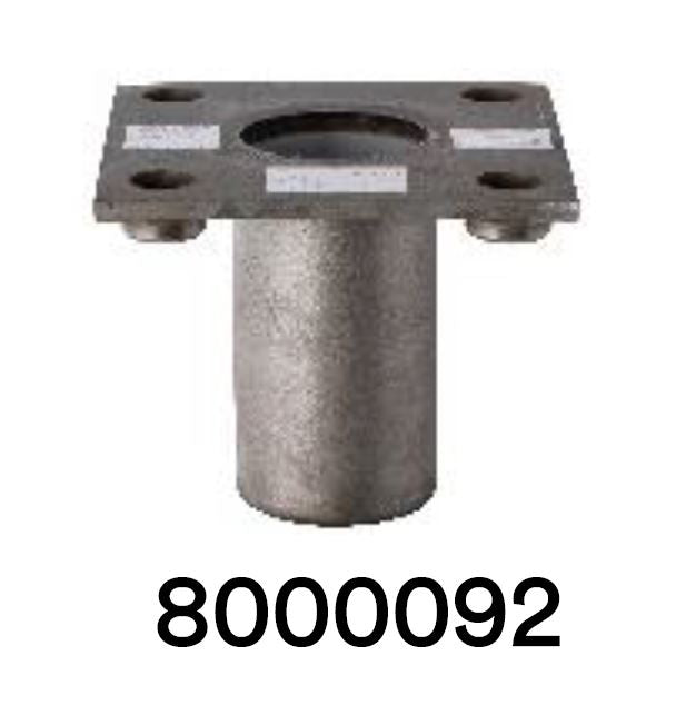 3M DBI-SALA Stainless Steel Flush Core Mount Base High Capacity with Top Plate (8000092)