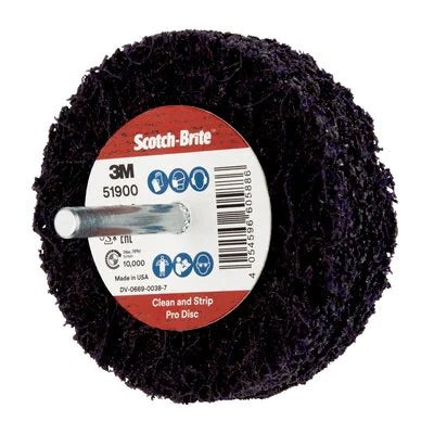 3M Scotch-Brite Clean & Strip PRO Disc Shaft Mounted