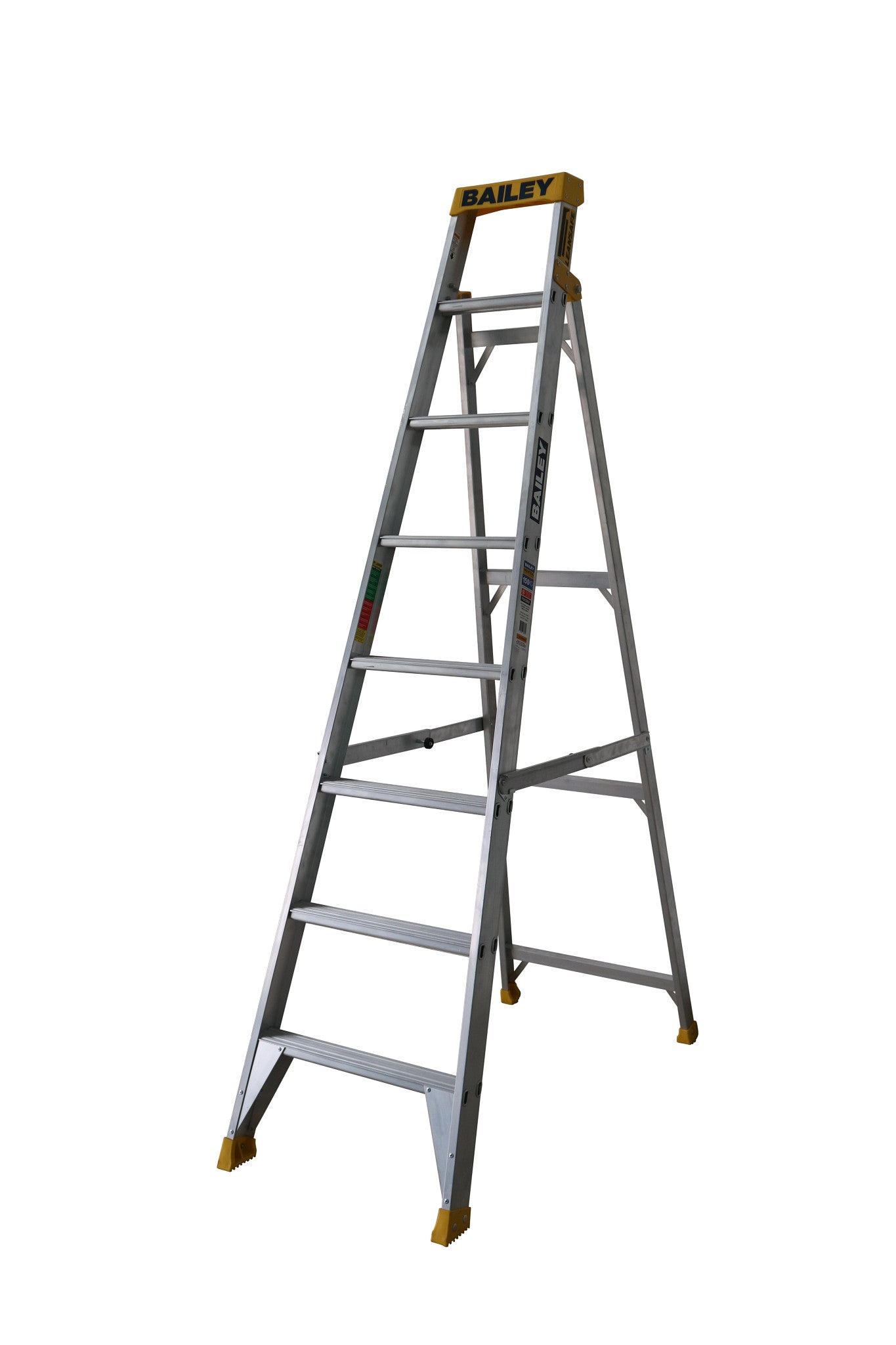 Bailey Ladders Pro Aluminium Leansafe 8 150kg Industrial Punchlock - 2.4m