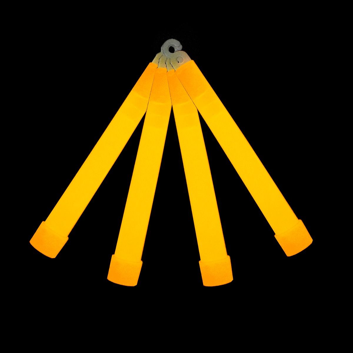 Glow Cylume Stick Orange 6 inch 15cm Glows 6-8 hours