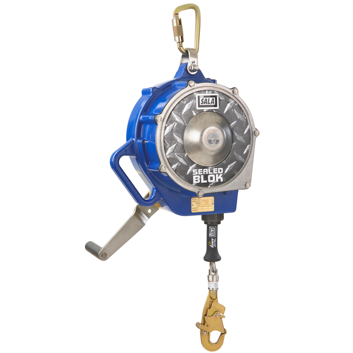 Sealed-Blok Emergency Retrieval Self Retracting Lifeline 25m of 5mm Galvanised Cable (3400880)