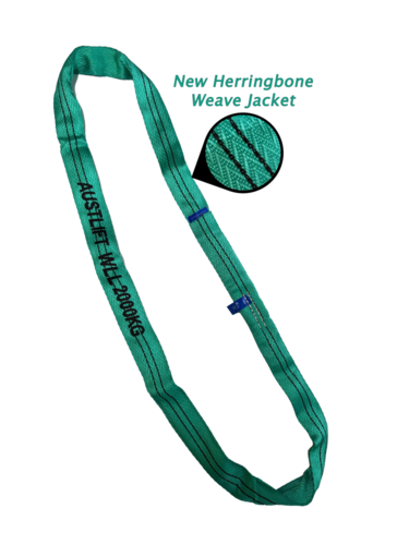 Austlift Durabone Round Sling 2T Green