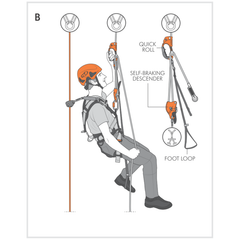 CT Climbing Technologies QUICK ROLL Left Hand Rope Clamp (2D663SJ)