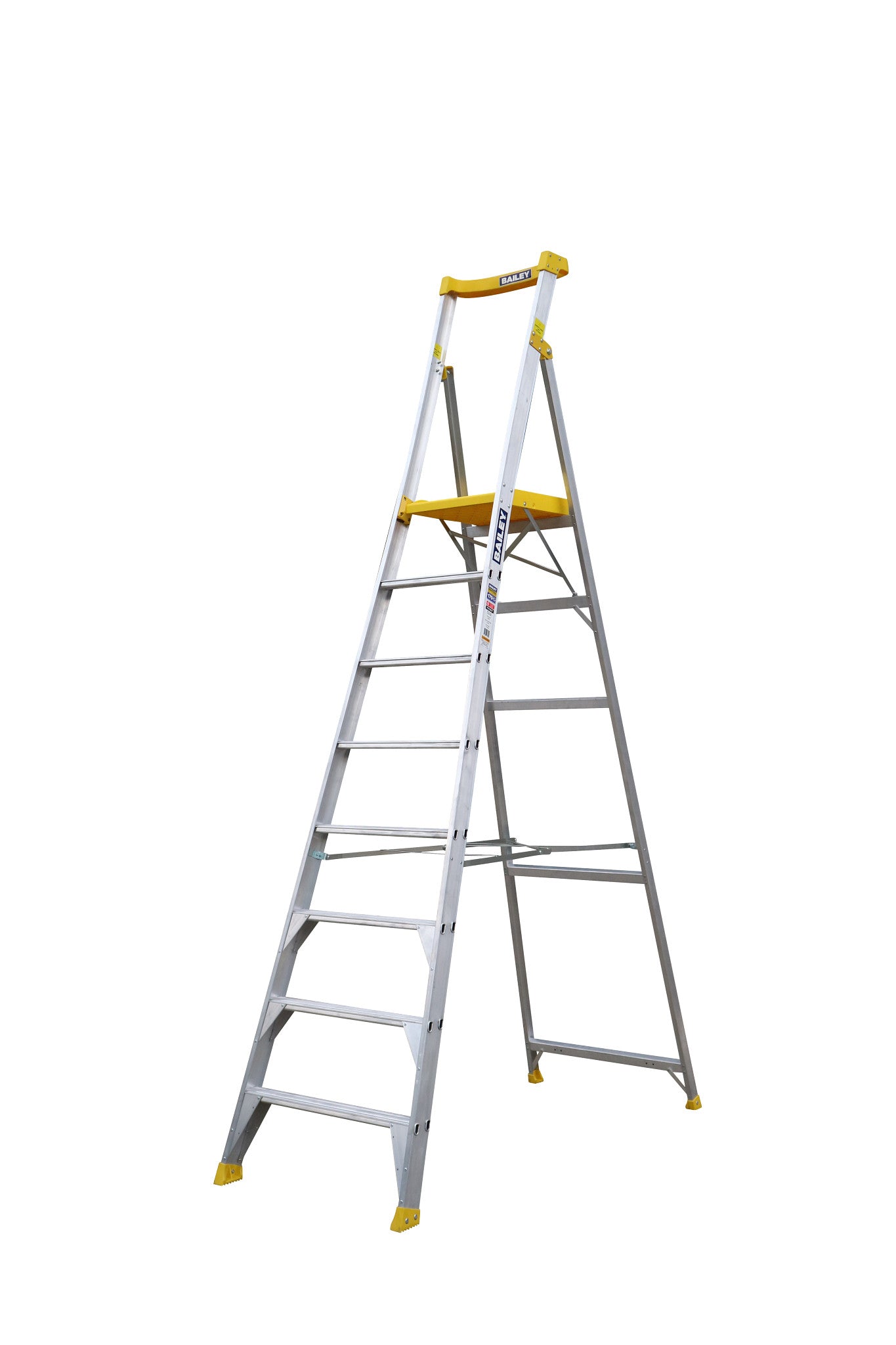Bailey Ladders Pro Aluminium PFS8 170kg Industrial Punchlock - 2.4m