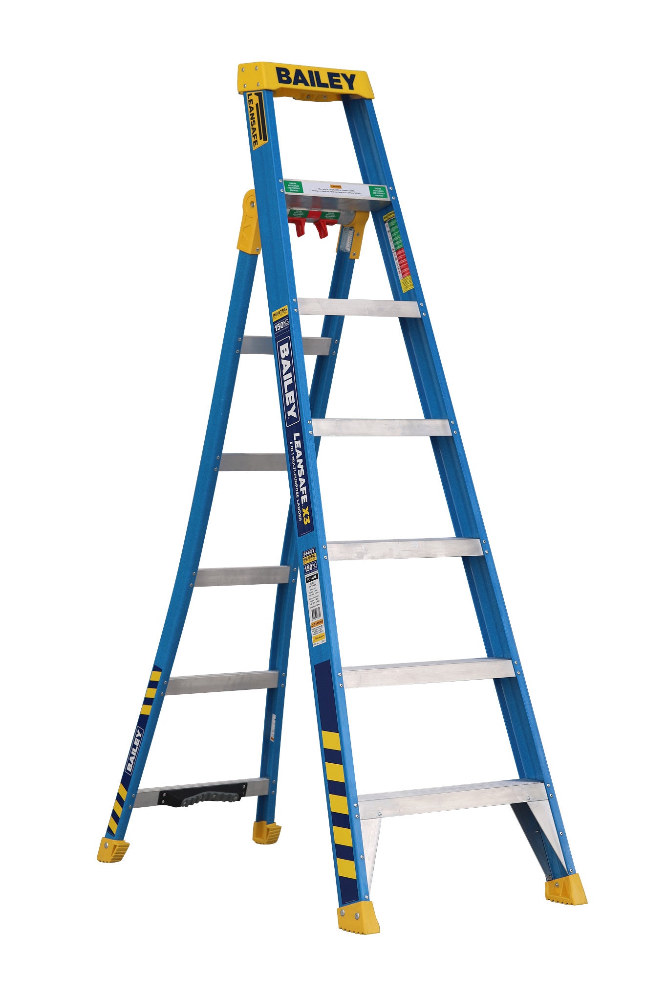 Bailey Ladders Fiberglass X3 150KG 7 2.1M