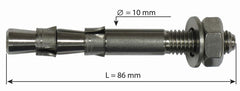 Raumer 12mm x 100mm Double Expansion Bolt (RAUMER114)