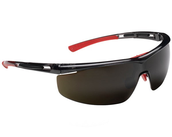 Honeywell Adaptec Narrow Safety Glasses SMOKE Lens 4A+ Coating