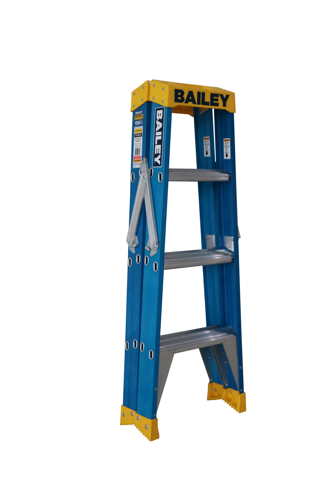 Bailey Ladders Pro Fibreglass Double Sided 4 150kg Industrial Punchlock - 1.2m