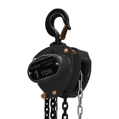 Austlift W4 Chain Block 10M - 1T Black