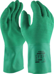 Maxisafe Harpoon Green Latex Gauntlet (12 Pairs)