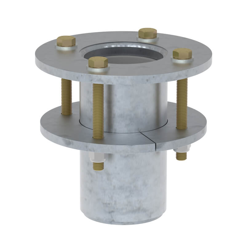 3M DBI-SALA Galvanised Deck Mount Base High Capacity (8000099)