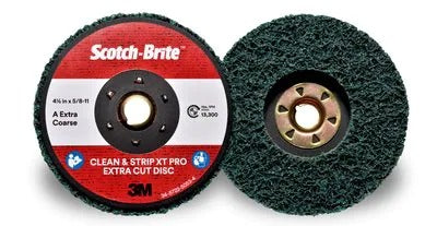 3M Scotch-Brite Clean & Strip PRO Extra Cut Disc Shaft Mounted