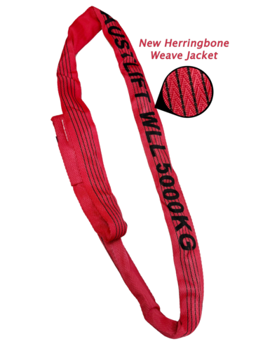 Austlift Durabone Round Sling 5T Red