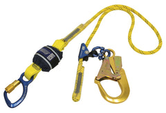 Force2 Shock Absorbing Lanyards Kernmantle Rope Single Tail Adjustable 2.0m overall length - alt2 (Z11206119R)